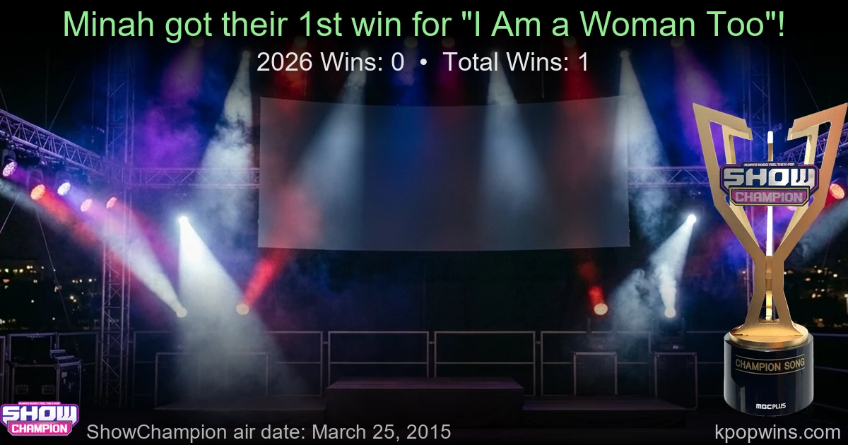 Minah - I Am a Woman Too